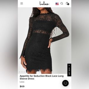 Brand new Size Large. Lulu’s Appetite dress